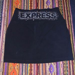 Black Express Mini Skirt
